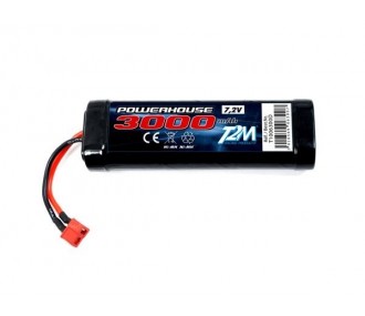 Batería Deans T2M 7.2V 3000mAh NiMh