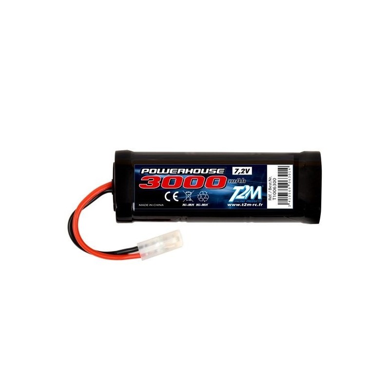 Batería Tamiya T2M 7,2V 3000mAh NiMh