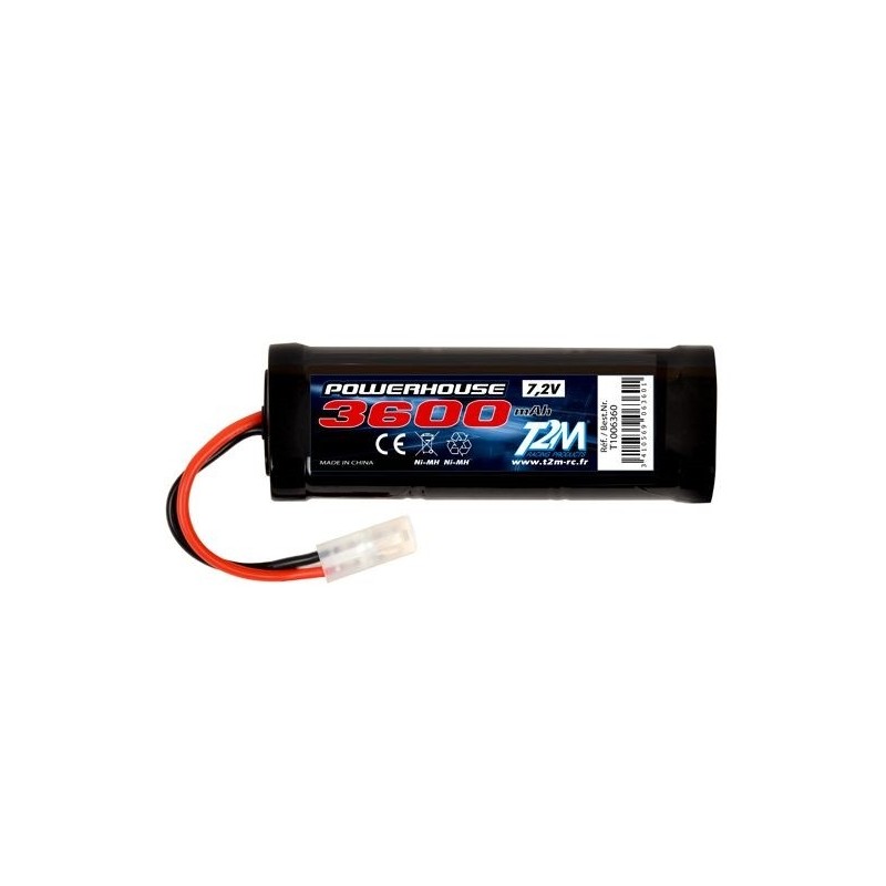 Batterie NiMh 7.2V 3600mAh Tamiya T2M