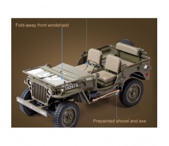 1/6 JEEP WILLYS 1941 MB scaler KIT precostruito (versione PNP)