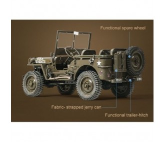 KIT preconstruido 1/6 JEEP WILLYS 1941 MB scaler (versión PNP)