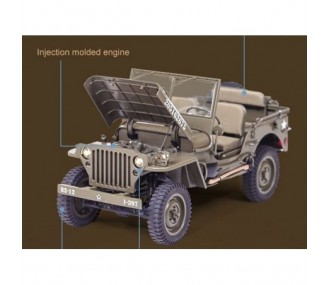 KIT preconstruido 1/6 JEEP WILLYS 1941 MB scaler (versión PNP)