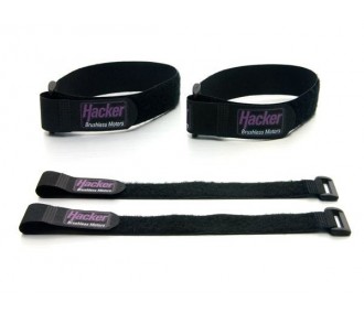 Velcro strips with Hacker loop, 200mm - 4pcs
