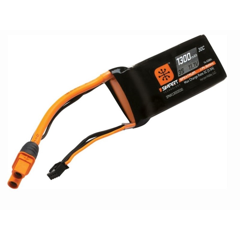 Batería Smart Lipo 3S 11.1V 1300mAh 30C IC3 Spektrum