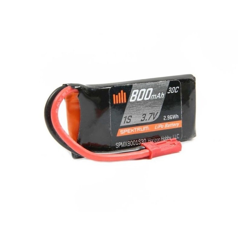 Batteria Smart Lipo 1S 3.7V 800mAh 30C JST Spektrum