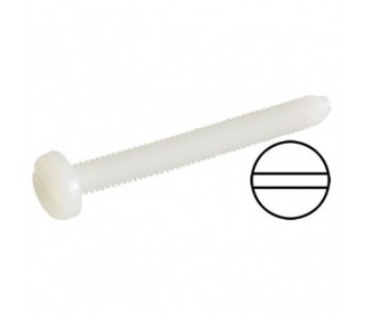 Tornillo de cabeza ranurada de nylon Robbe M8x80mm (10 uds.)