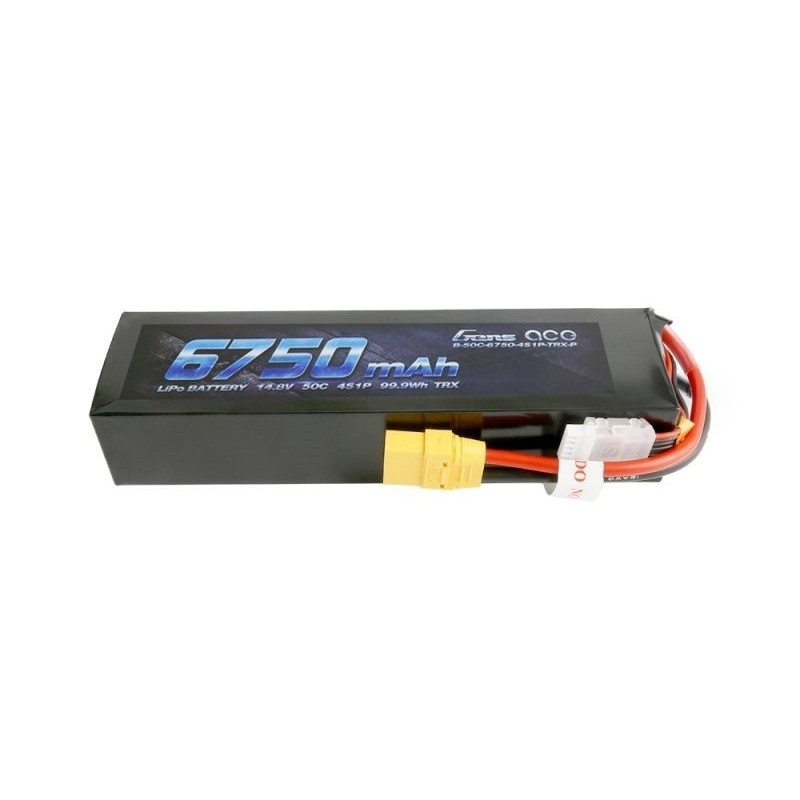 Batería Gens Ace PC Case, Lipo 4S 14.8V 6750mAh 50C XT90 Plug