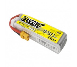 Batteria Tattu lipo R-line 3S 11.1V 550mAh 95C xt30