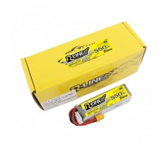 Akku Tattu lipo R-line 3S 11.1V 550mAh 95C Steckdose xt30