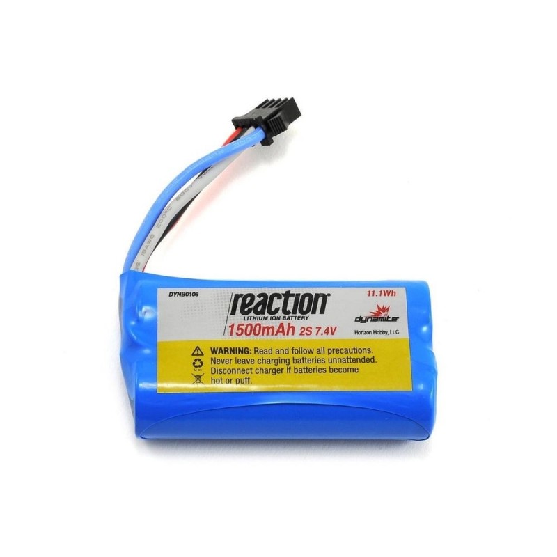Batería Li Ion 7.4V 1500 mAh 2S para React 17 - DYNB0108