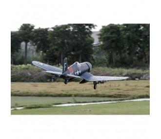 Flugzeug FMS F4U V3 Corsair blau PNP ca.1.70m + Spiegelreflexkamera