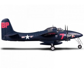 FMS F7F Tigercat blue PNP aircraft approx.1.70m