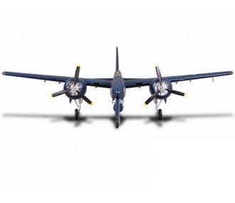 Avion FMS F7F Tigercat bleu PNP env.1.70m