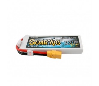 Gen ace Soaring lipo 3S 11.1V 3300mAh 30C battery XT90 socket