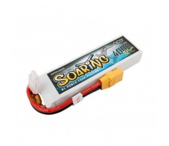 Gen ace Soaring lipo 3S 11.1V 4000mAh 30C battery XT90 socket