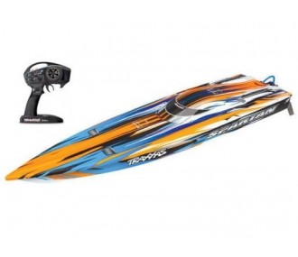 Traxxas Spartan Offshore Orange TSM senza batterie e caricabatterie