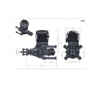 2-Takt-Benzinmotor DLE-65 - Dle Engines