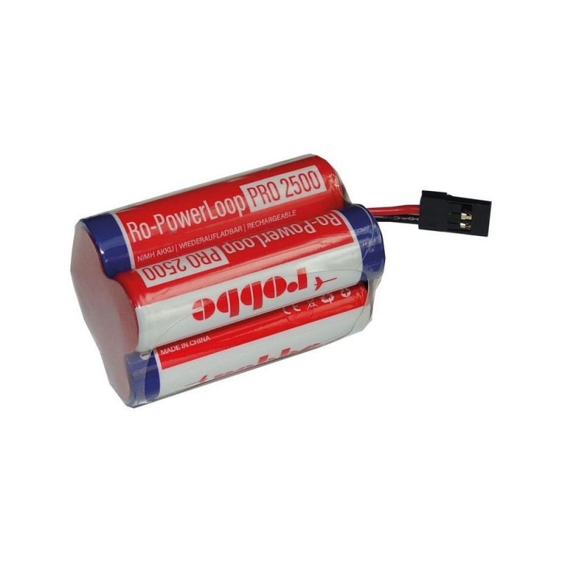 Batteria 4,8V 2500mAh NiMh AA blocco RO-POWER LOOP ROBBE