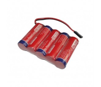 Batería 6,0V 2500mAh NiMh AA plana RO-POWER LOOP ROBBE