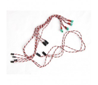 Mazo de cables y enchufes para planeador de 3,4 m (DG600 RCRCM)