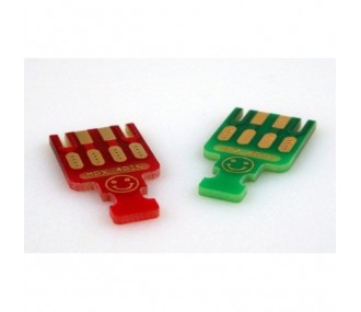 PCB MPX '4 contactos' rojo (5 uds.) Emcotec