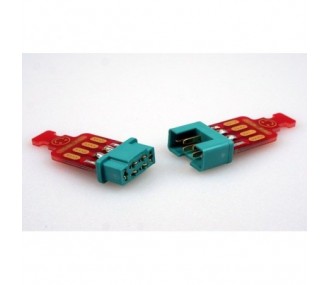 PCB MPX '4 contacts' red (5 pcs) Emcotec