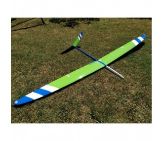 Baudis Pitbull F3F full carbon strong (vert/blanc/bleu) 2,98m