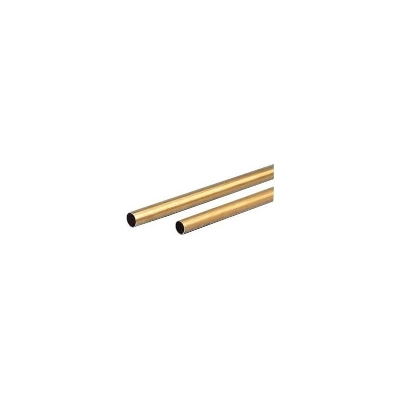 Hard brass tube 10.0/9.1mm 1m