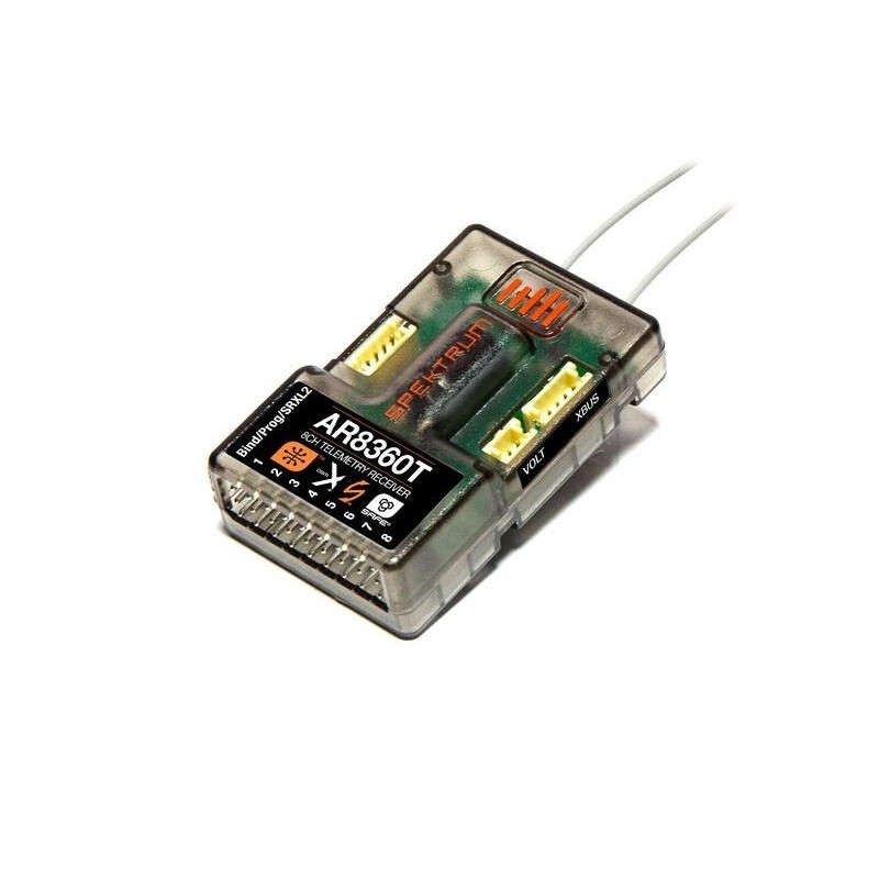 Receptor Spektrum AR8360T DSMX AS3X/SAFE con telemetría