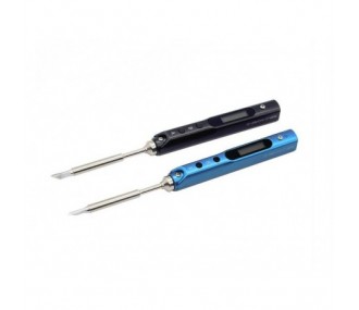 Soldering iron SQ-001 OLED programmable blue (12-24V/17-65W)