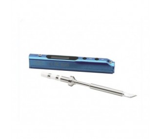 Soldering iron SQ-001 OLED programmable blue (12-24V/17-65W)