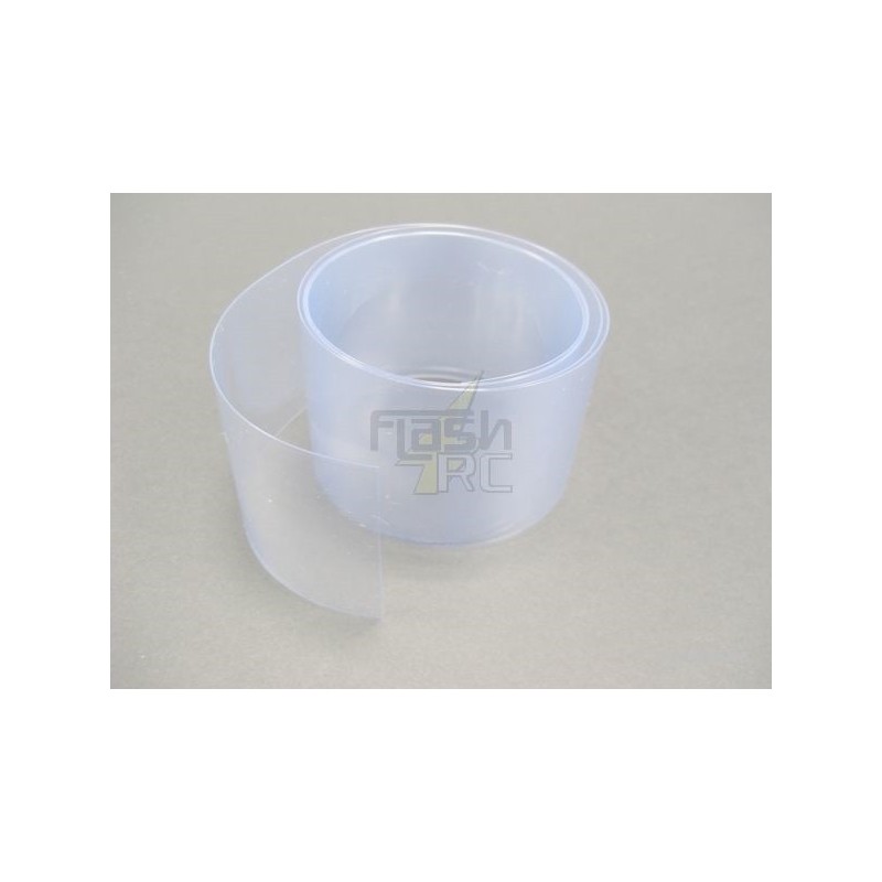 Tubo termorretráctil de PVC (relación 2:1) l=105mm / Ø67mm transparente (1m) Muldental