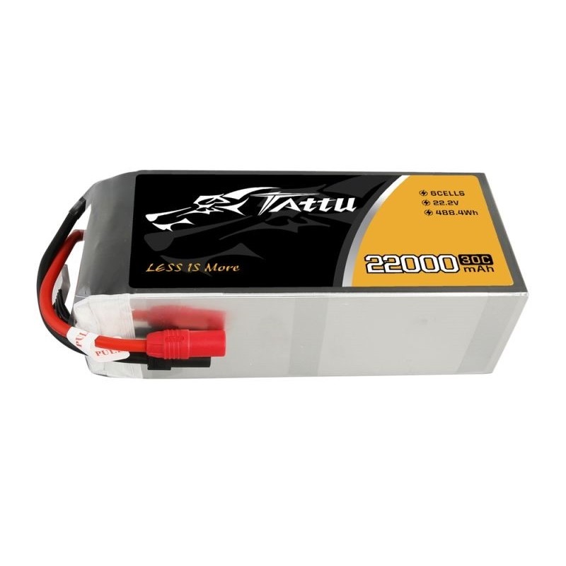 Batteria Lipo 6S 22.2V 22000mAh 30C Tattu (prese AS150+XT150)