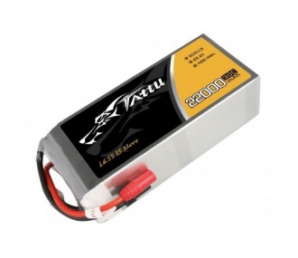 Lipo 6S 22.2V 22000mAh 30C Tattu battery (AS150+XT150 plugs)