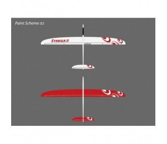 Strega 2 Full carbon approx. 2.73m white & red RCRCM