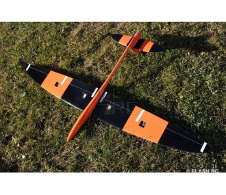 E-Sunbird all carbon 1.50m orange & black RCRCM