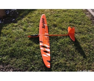 E-Sunbird full carbono 1,50m naranja y negro RCRCM