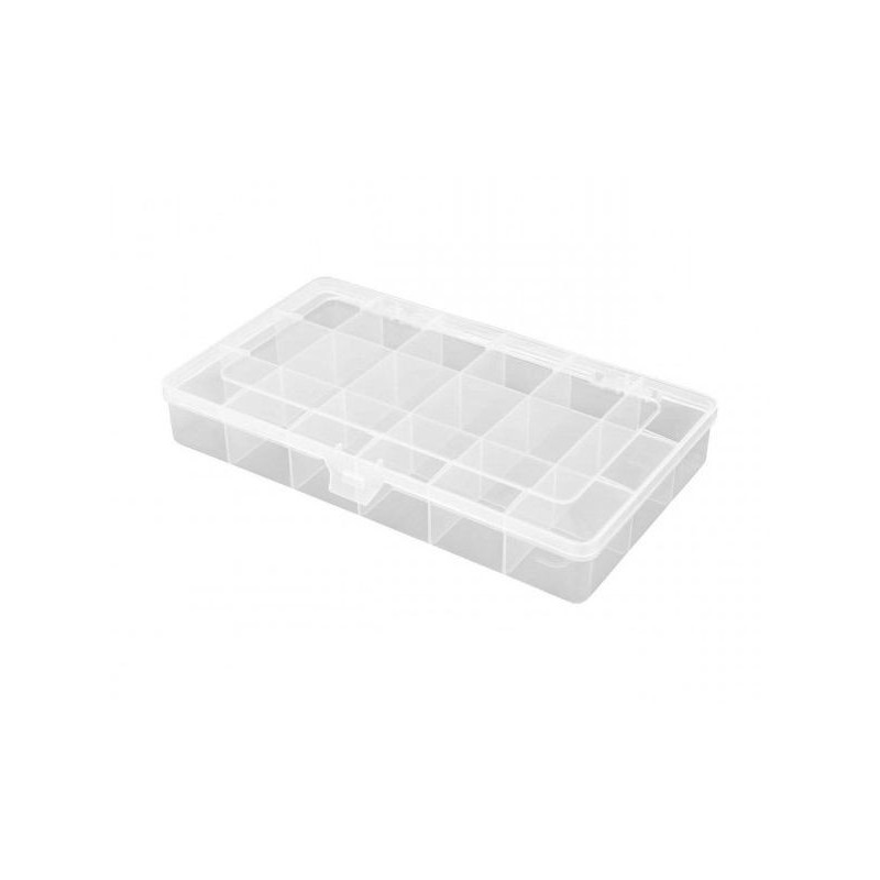 Storage box 18 boxes 210x119x34.5mm