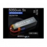 Dualsky HED battery, lipo 5S 18.5V 5050mAh 50C/5C