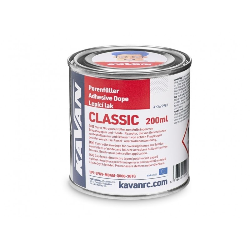 Nitrocellulose coating CLASSIC 200ml Kavan