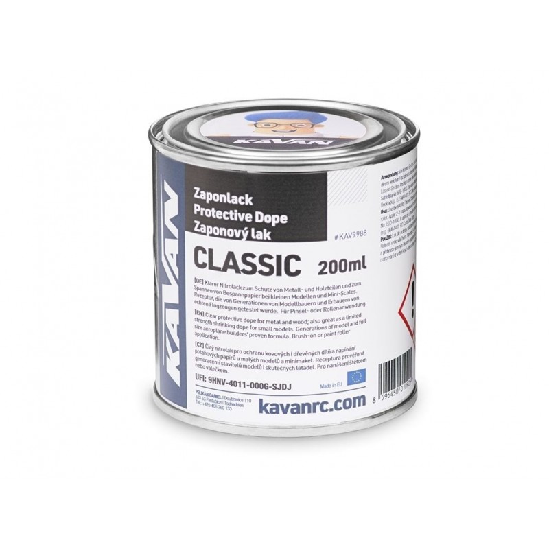 Capa protectora de nitrocelulosa CLASSIC 200ml Kavan
