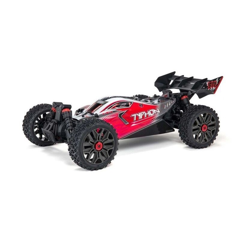 ARRMA 1/8 TYPHON 3S BLX Brushless 4WD Buggy RTR, rouge