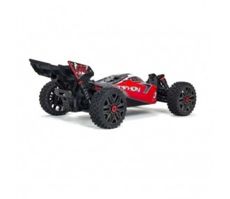 ARRMA 1/8 TYPHON 3S BLX Brushless 4WD Buggy RTR, rojo