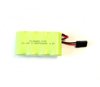 Batería 4,8V 700mAh NiMh 2/3AA FLASH RC