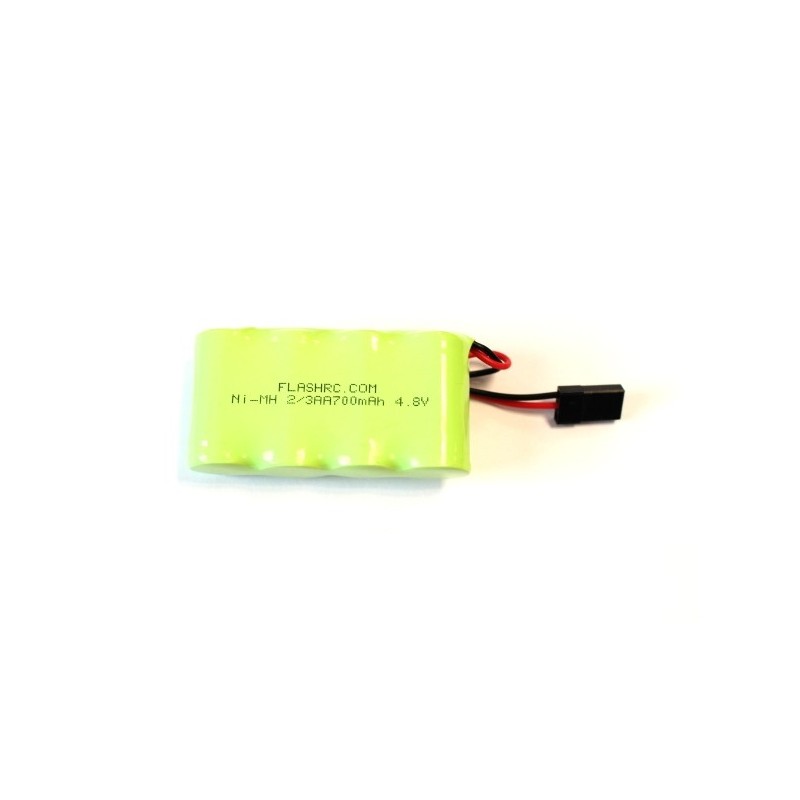 Batteria 4,8V 700mAh NiMh 2/3AA FLASH RC