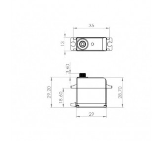 Digital metal servo HV69 Mks