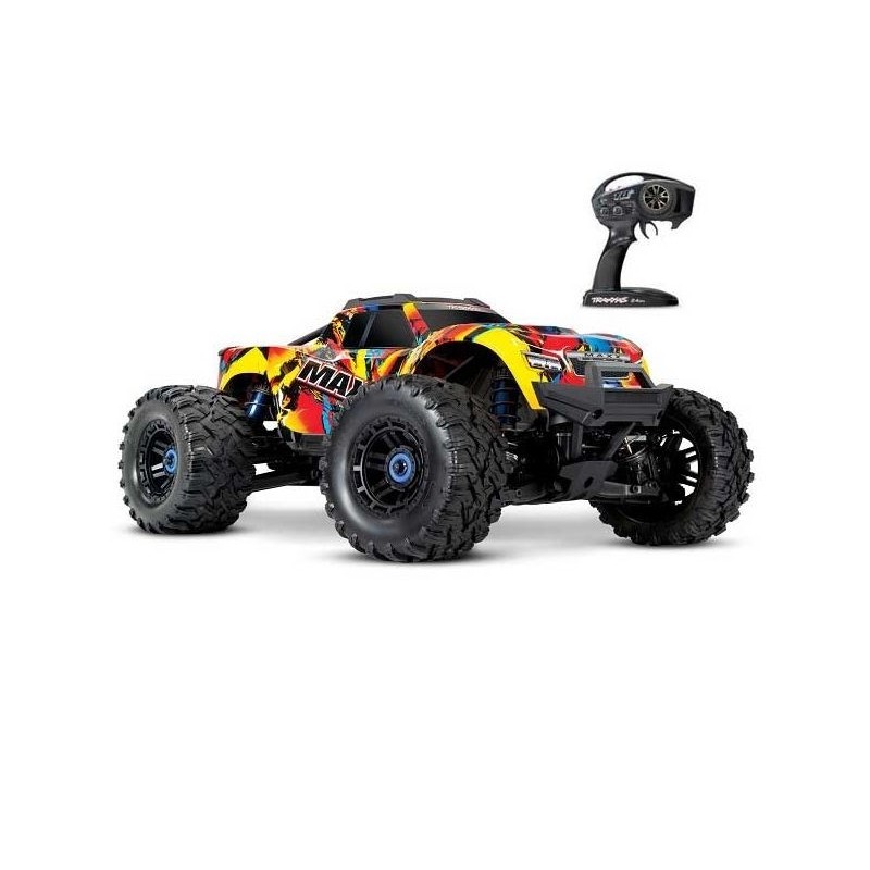 Traxxas Maxx 4S Brushless 4WD Solar Flare TQi TSM RTR - 89076-4