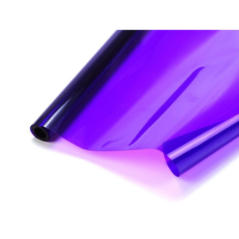 Rouleau 2m entoilage violet foncé transparent (largeur 64cm)