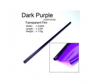 2m roll of dark purple transparent interlining (width 64cm)