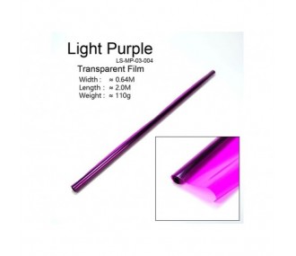 2m roll of light purple transparent interlining (width 64cm)